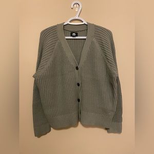 Roots Cardigan - Green - XL